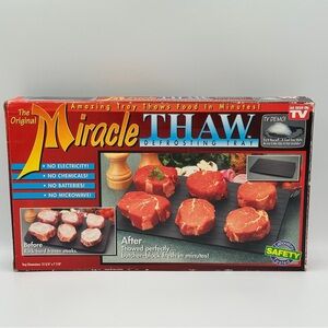 1995 Original Miracle Thaw Genuine Defrosting Tray As Seen On TV Open Box